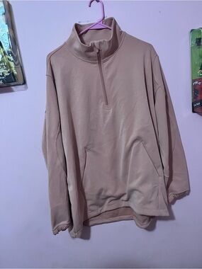 ⭐️lululemon athletica Taupe Half-Zip Pullover